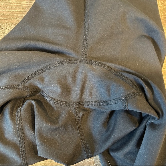 BuffBunny Women's Black Cross My Heart Mesh Leggings - Medium - Picture 7 of 8